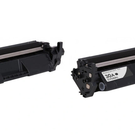 HP 30A CF230A Compatible Black Toner Cartridge, 2 Pack – cartridge only, without packaging