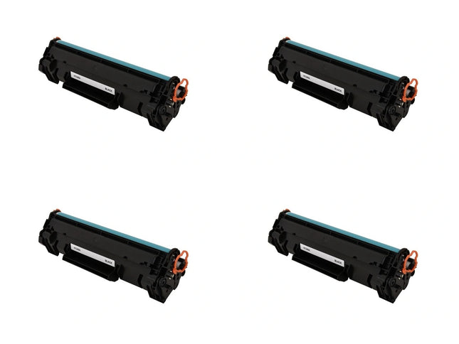 HP 48A CF248A Compatible Black Toner Cartridge, 4 Pack – cartridge only, without packaging