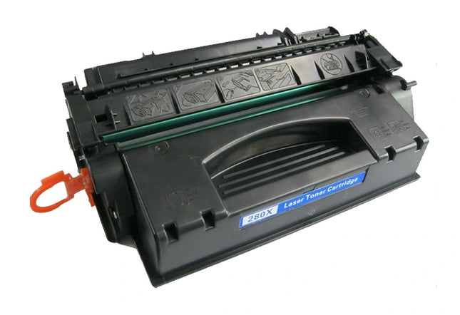 HP 80X CF280X Compatible Black Toner Cartridge, High Yield – cartridge only, without packaging