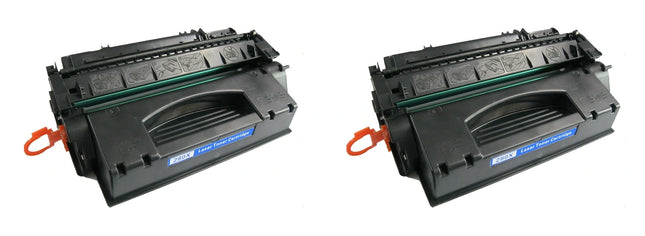 HP 80X CF280X Compatible Black Toner Cartridge, High Yield, 2 Pack – cartridge only, without packaging