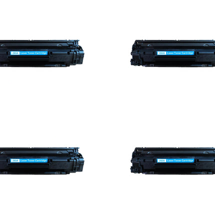 HP 83A CF283A Compatible Black Toner Cartridge, 4 Pack – cartridge only, without packaging