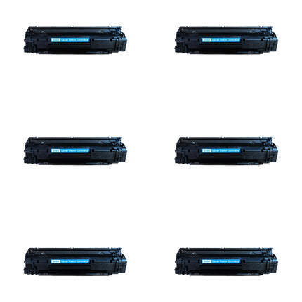 HP 83A CF283A Compatible Black Toner Cartridge, 6 Pack – cartridge only, without packaging