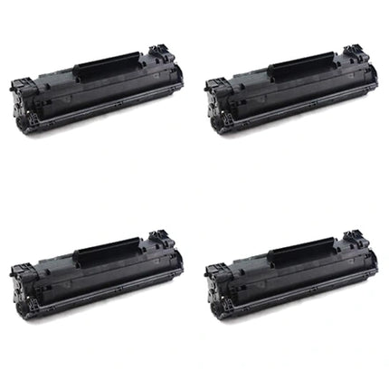 HP 83X CF283X Compatible Black Toner Cartridge, High Yield, 4 Pack – cartridge only, without packaging