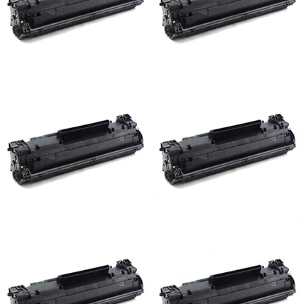 HP 83X CF283X Compatible Black Toner Cartridge, High Yield, 6 Pack – cartridge only, without packaging