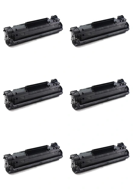 HP 83X CF283X Compatible Black Toner Cartridge, High Yield, 6 Pack – cartridge only, without packaging