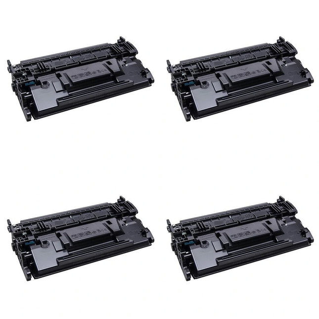 HP 87X CF287X Compatible Black Toner Cartridge, High Yield, 4 Pack – cartridge only, without packaging