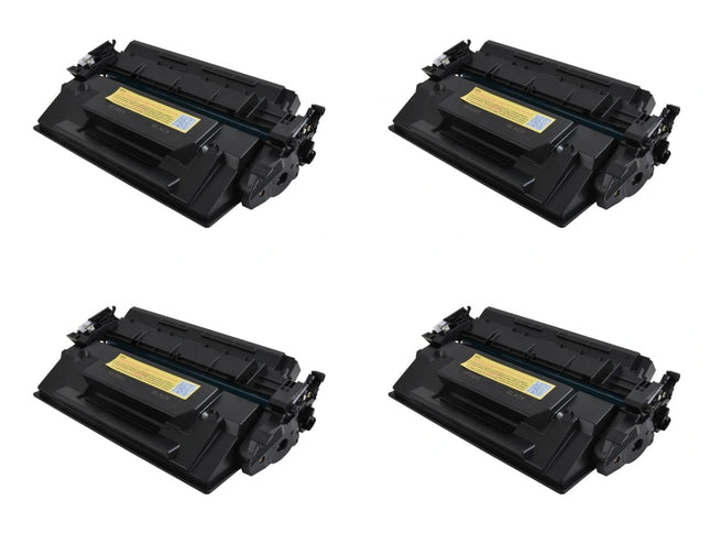 HP 89X CF289X Compatible Black Toner Cartridge, High Yield, 4 Pack – cartridge only, without packaging