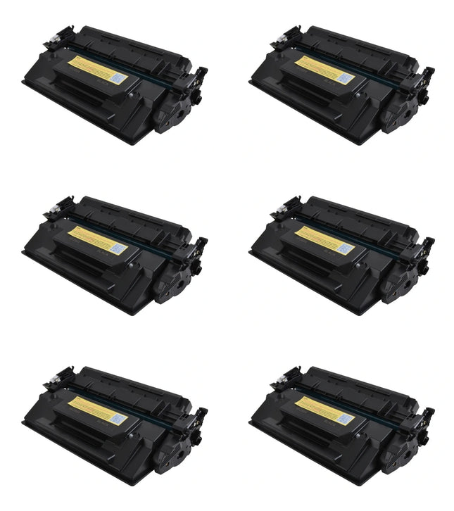 HP 89X CF289X Compatible Black Toner Cartridge, High Yield, 6 Pack – cartridge only, without packaging