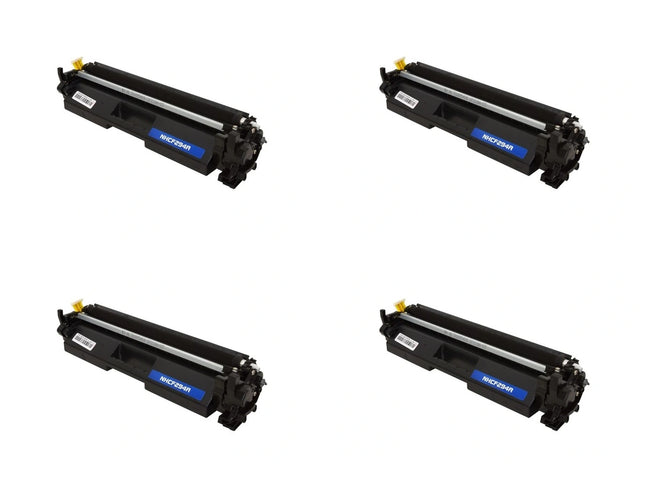 HP 94A CF294A Compatible Black Toner Cartridge, 4 Pack – cartridge only, without packaging