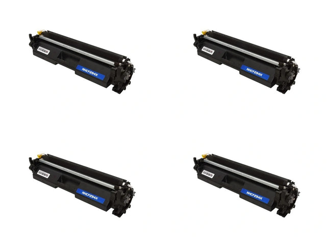 HP 94X CF294X Compatible Black Toner Cartridge, High Yield, 4 Pack – cartridge only, without packaging