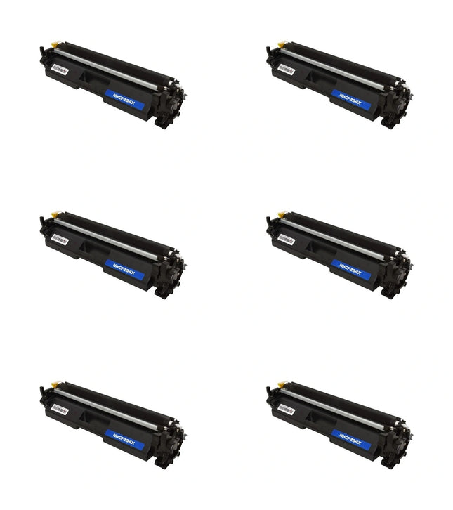 HP 94X CF294X Compatible Black Toner Cartridge, High Yield, 6 Pack – cartridge only, without packaging