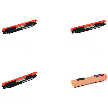 HP 130A Compatible Toner Cartridge, BK.C.Y.M, 4 Color Multi Pack – cartridge only, without packaging