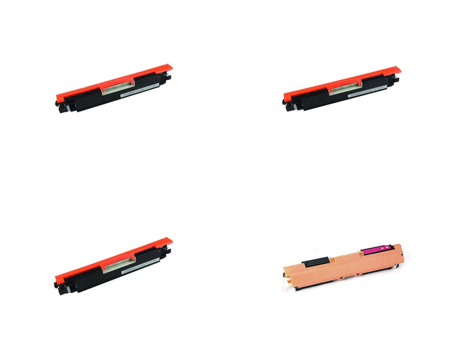HP 130A Compatible Toner Cartridge, BK.C.Y.M, 4 Color Multi Pack – cartridge only, without packaging