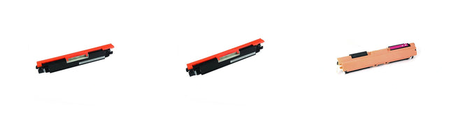 HP 130A Compatible Toner Cartridge, C.Y.M, Tri Pack – cartridge only, without packaging