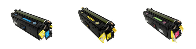 HP 508X Compatible Toner Cartridge, C.Y.M, Tri Pack – cartridge only, without packaging