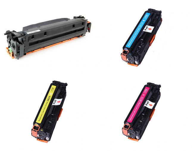 HP 312A Compatible Toner Cartridge, BK.C.Y.M, 4 Color Multi Pack – cartridge only, without packaging