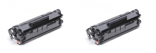 HP 12A Q2612A Compatible Black Toner Cartridge, 2 Pack – cartridge only, without packaging