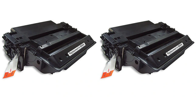 HP 51X Q7551X Compatible Black Toner Cartridge, High Yield, 2 Pack – cartridge only, without packaging