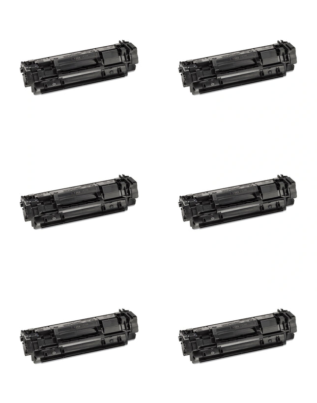 HP 134X W1340X Compatible Black Toner Cartridge, 6 Pack – cartridge only, without packaging