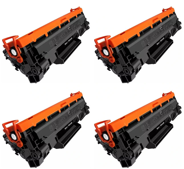 HP 141X W1410X Compatible Black Toner Cartridge, High Yield, 4 Pack – cartridge only, without packaging