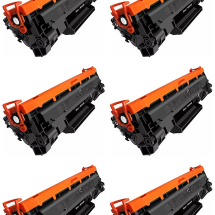 HP 141X W1410X Compatible Black Toner Cartridge, High Yield, 6 Pack – cartridge only, without packaging