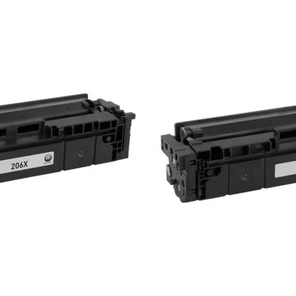 HP 206X W2110X Compatible Black Toner Cartridge, Twin Pack – cartridge only, without packaging