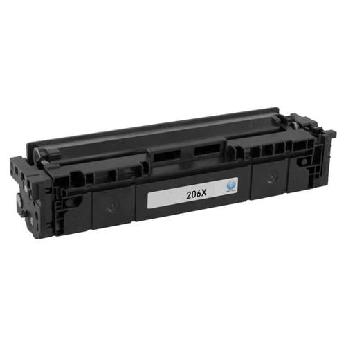 HP 206X W2111X Compatible Cyan Toner Cartridge – cartridge only, without packaging