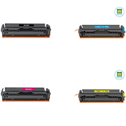 HP 218X Compatible Toner Cartridge, BK.C.Y.M, 4 Color Multi Pack – cartridge only, without packaging