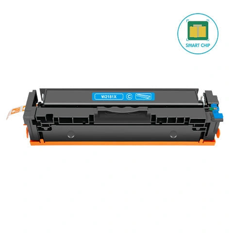 HP 218X W2181X Compatible Cyan Toner Cartridge – cartridge only, without packaging
