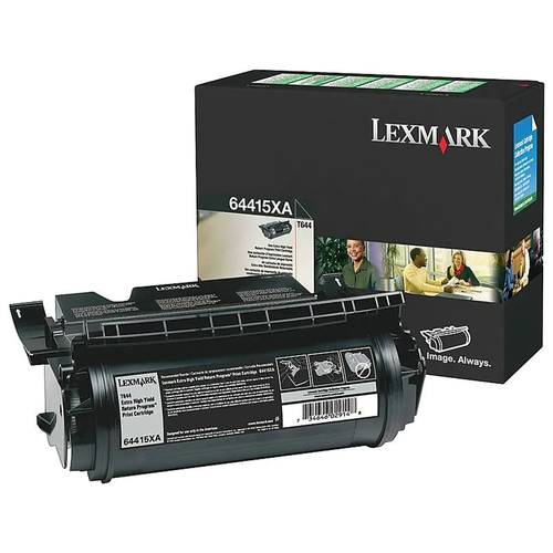Original Lexmark 64415XA Black T644 Extra High Yield Return Program Toner Cartridge (32,000 Pages)