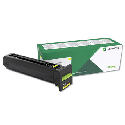 Lexmark 72K1XY0 Original CS820 Yellow Extra High Yield Return Program Toner Cartridge