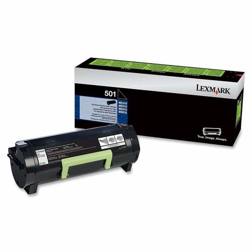 Original Lexmark 50F1000 Black (501) Return Program Toner Cartridge (1,500 Pages)