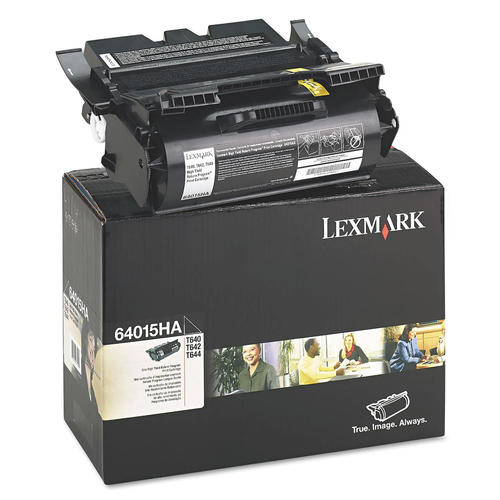 Original Lexmark 64015HA Black T64X High Yield Return Program Toner Cartridge (21,000 Pages)