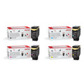 Xerox 006R04820 006R04821 006R04822 006R04823 Original Toner Cartridge Combo, Black Cyan Magenta Yellow, C325 C320