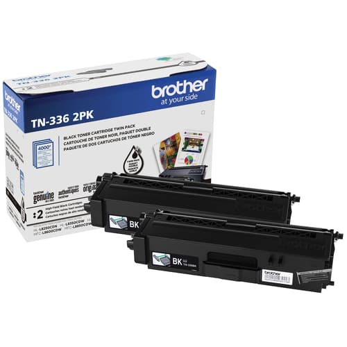 Original Brother TN3362PK High Yield Black Twin Pack