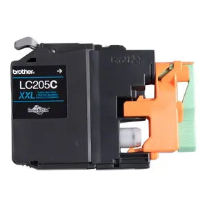Original Brother LC205C super high-yield cyan ink cartridge